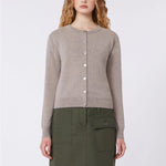 WEEKEND MAX MARA WKDNebbia Wool & Cashmere Cardigan in Turtledove
