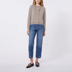 WEEKEND MAX MARA WKDNebbia Wool & Cashmere Cardigan in Turtledove