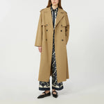 WEEKEND MAX MARA WKDOttico Fluid Printed Silk Trousers in Navy