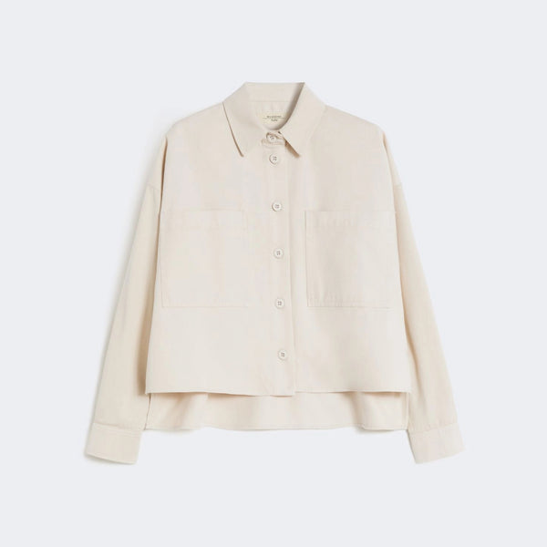 WEEKEND MAX MARA WKDRadente Cotton Drill Shirt in Sand