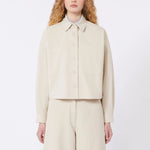 WEEKEND MAX MARA WKDRadente Cotton Drill Shirt in Sand
