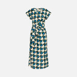 WEEKEND MAX MARA WKDSaggio Cotton Jersey Printed Midi Dress in Green