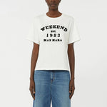 WEEKEND MAX MARA WKDTenue Printed T Shirt in White