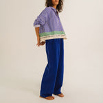 TINSELS Wood Amore Striped Shirt in Blue