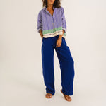 TINSELS Wood Amore Striped Shirt in Blue