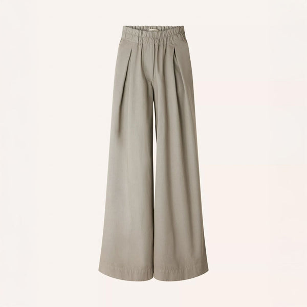 SESSUN Ridye Wide Leg Elastic Pants in Sauge