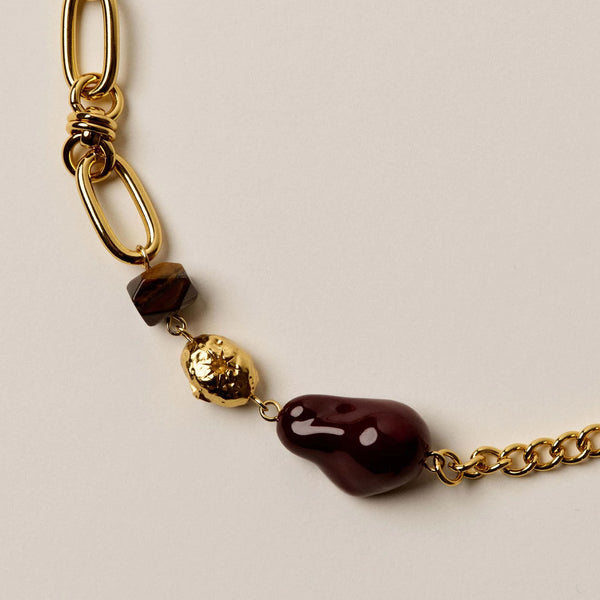 SESSUN Niova Necklace in Coffea dore