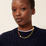 SESSUN Niova Necklace in Coffea dore