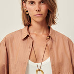 SESSUN Cazaba Shirt in Glaze
