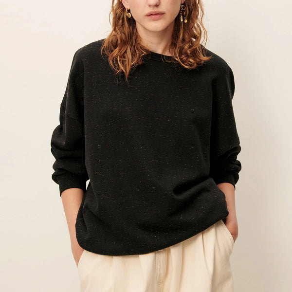 SESSUN Chebbi Sweatshirt in Black Granit