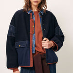SESSUN Cold Night Jacket in Mood Indigo