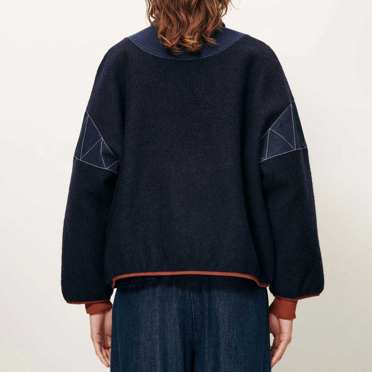 SESSUN Cold Night Jacket in Mood Indigo