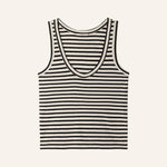 SESSUN Dili Vest Top in Sandblack