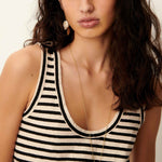 SESSUN Dili Vest Top in Sandblack