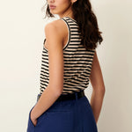 SESSUN Dili Vest Top in Sandblack