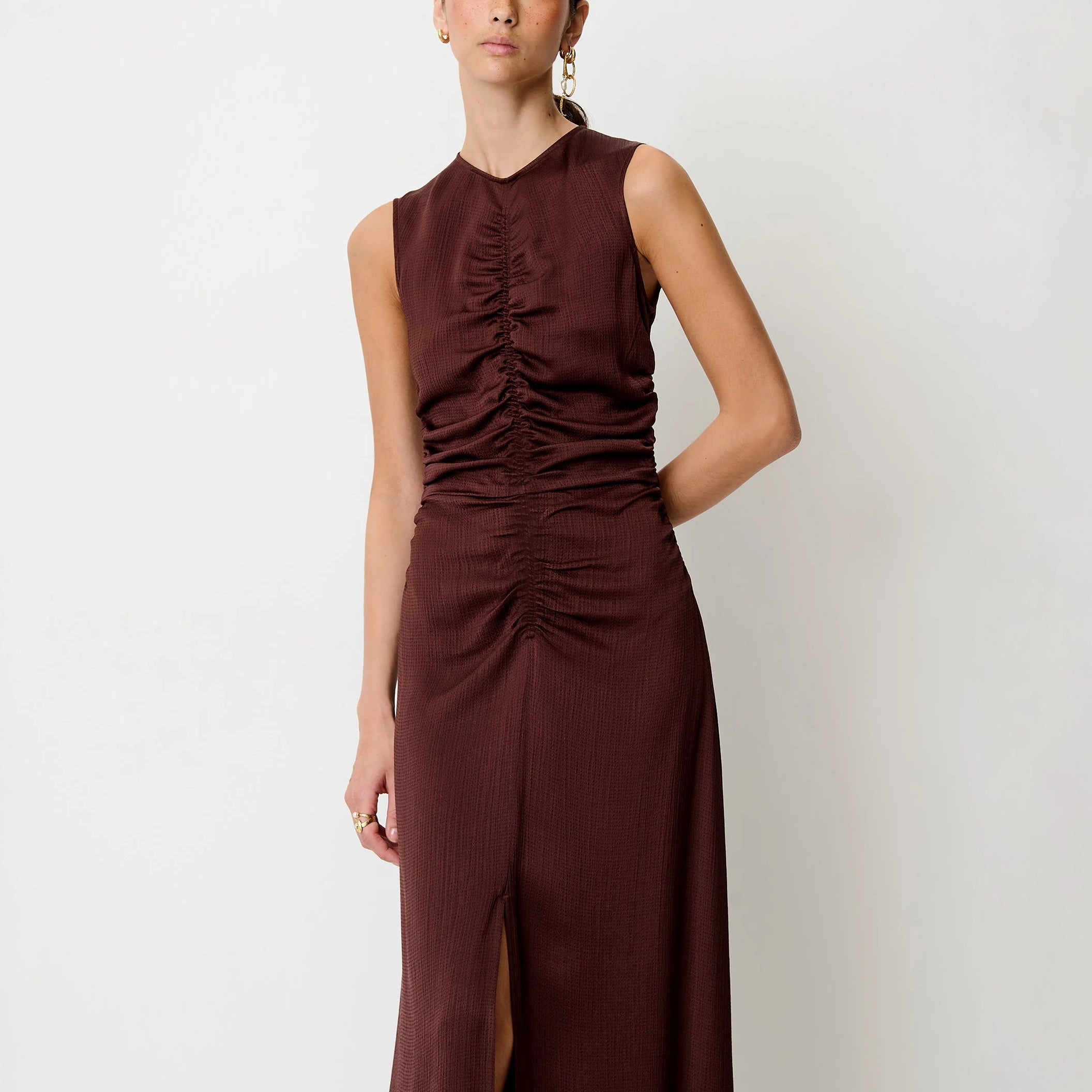 SESSUN Hayworth Dress in Moka