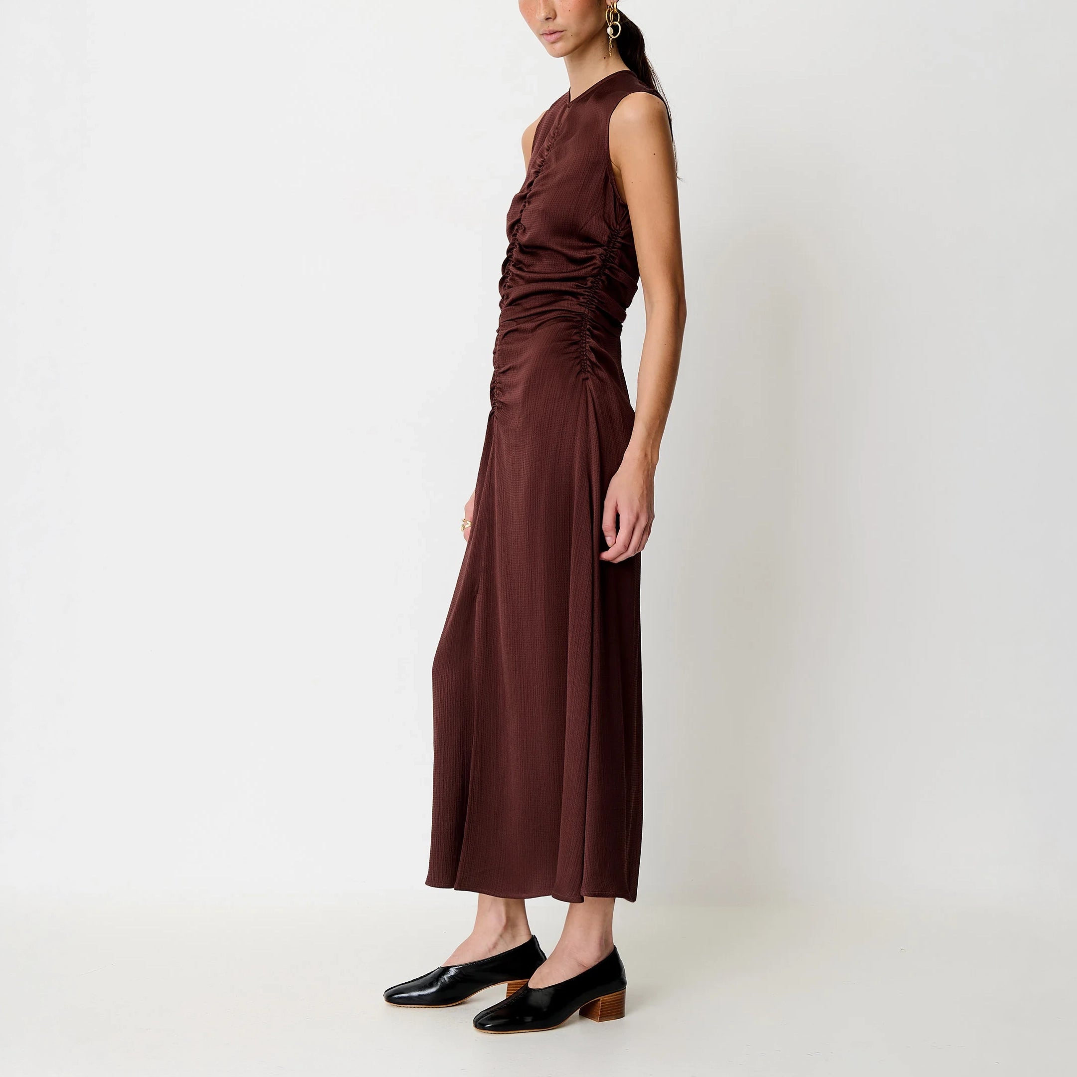 SESSUN Hayworth Dress in Moka