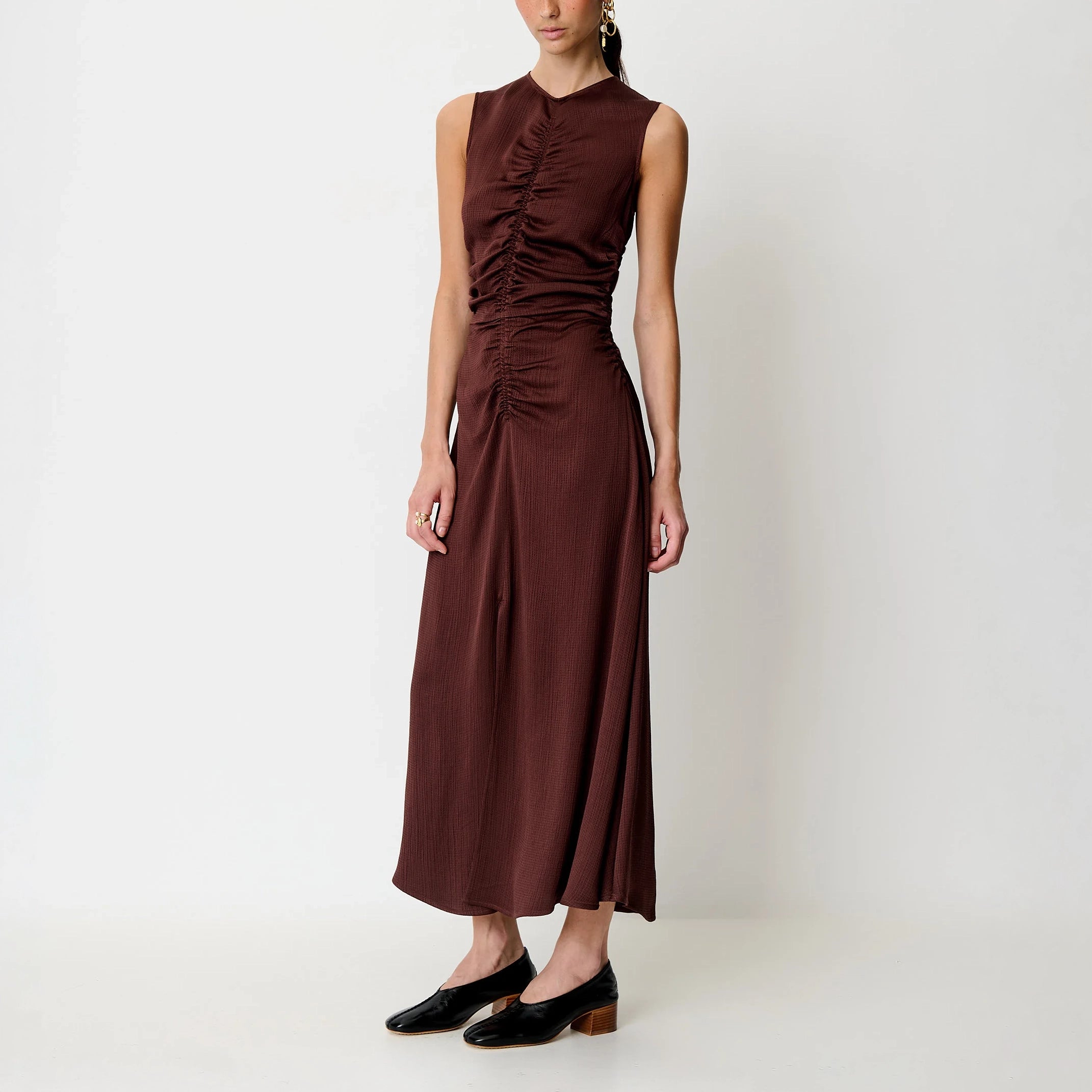 SESSUN Hayworth Dress in Moka