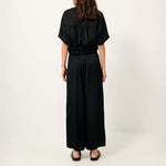 SESSUN Isla Night Wide Leg Elastic Pants in Black