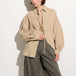 SESSUN Liza Shirt in Dunegres