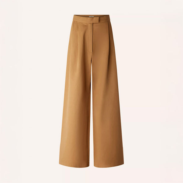 SESSUN Rivera Large Pants with Pleats in Malt