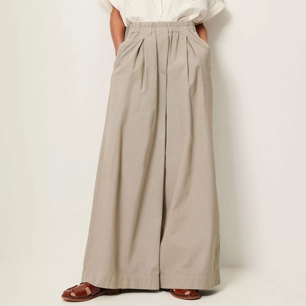 SESSUN Ridye Wide Leg Elastic Pants in Sauge