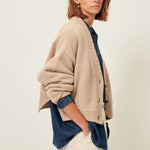 SESSUN Serato Cardigan in Blushstone