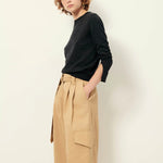 SESSUN Teshima Sweater in Carbonella