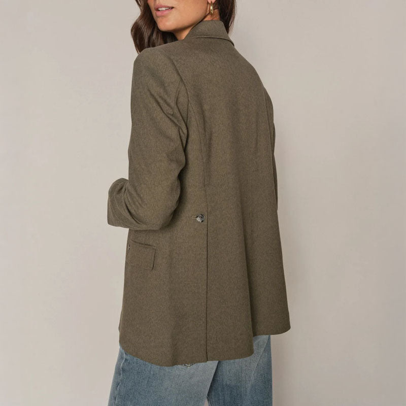 O project BLAZER – Weather Cloth S Mabel Cotton Stretch Blazer – Gorsuch