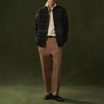 BARBOUR Washed Stretch Twill Relaxed Fit Trousers in Stone