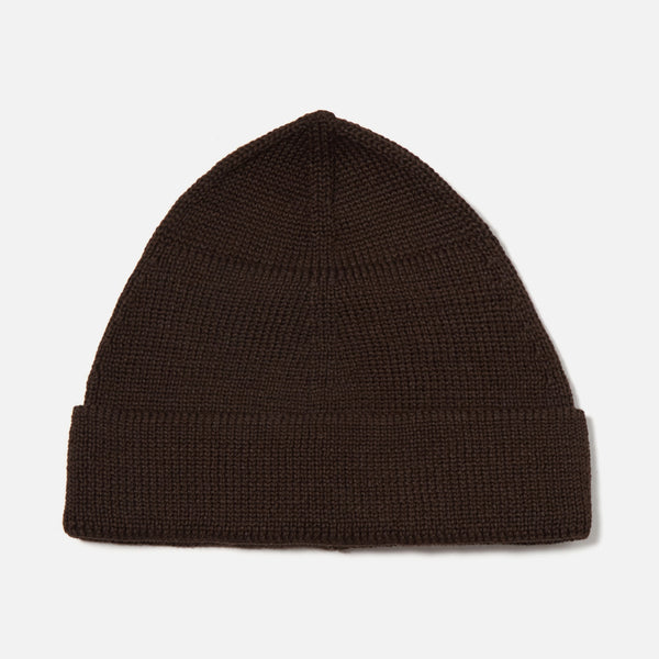 UNIVERSAL WORKS Watch Cap in Brown
