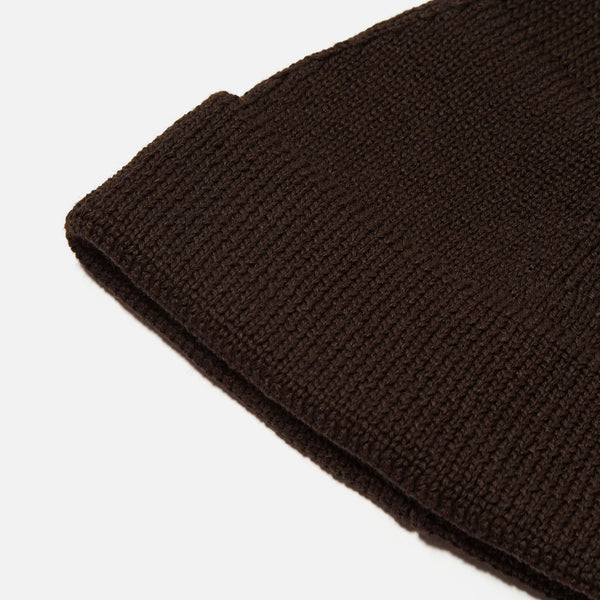 UNIVERSAL WORKS Watch Cap in Brown