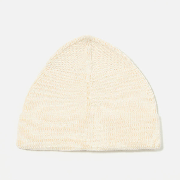 UNIVERSAL WORKS Watch Cap in Ecru