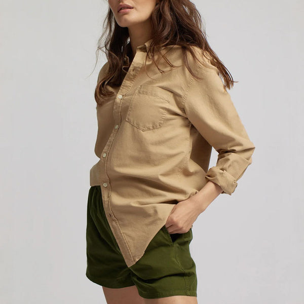 COLORFUL STANDARD Organic Twill Shorts in Ivory White