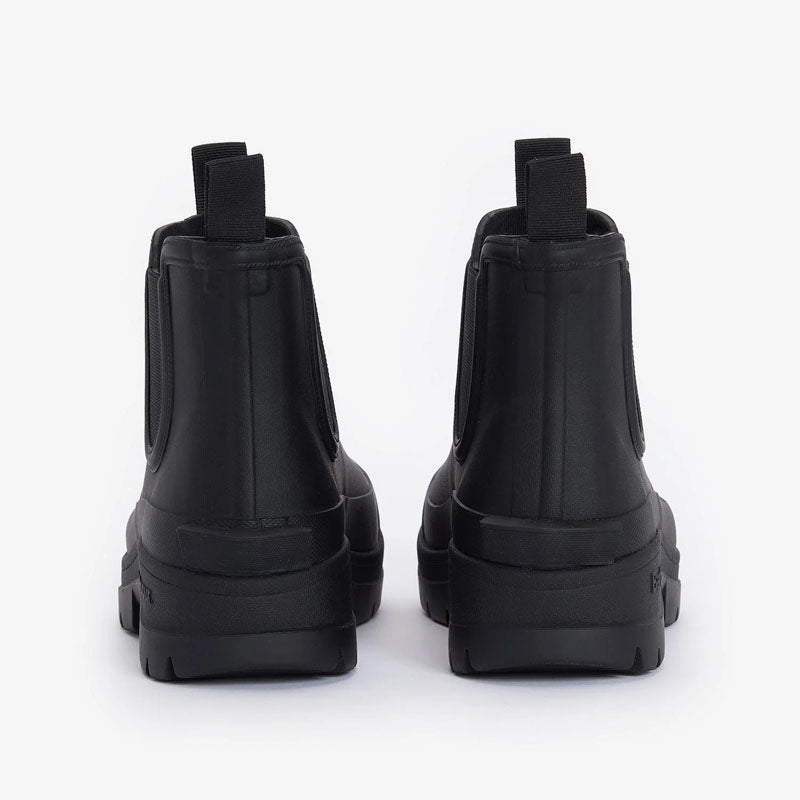 BARBOUR Womens Nimbus Chelsea Welly Boots in Black