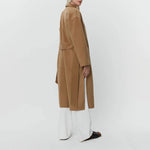 DAY BIRGER ET MIKKELSEN Wright Double Faced Wool Coat in Tree House
