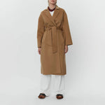 DAY BIRGER ET MIKKELSEN Wright Double Faced Wool Coat in Tree House