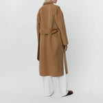 DAY BIRGER ET MIKKELSEN Wright Double Faced Wool Coat in Tree House
