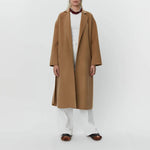 DAY BIRGER ET MIKKELSEN Wright Double Faced Wool Coat in Tree House