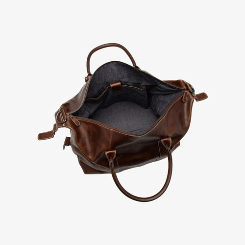 LOAKE Balmoral Weekend Bag in Brown