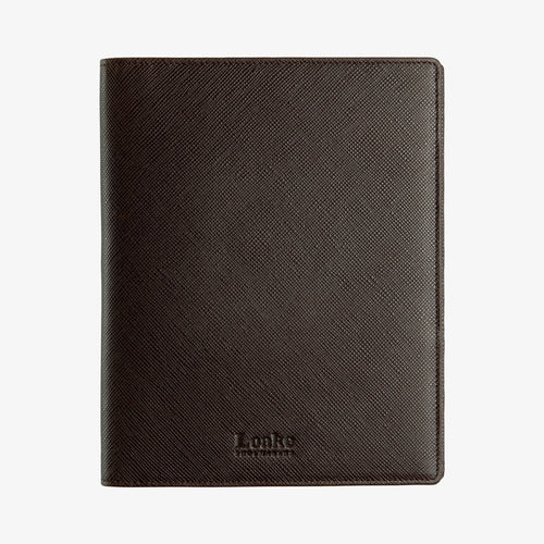 LOAKE Savoy A5 Refillable Leather Notepad & Pen Set