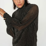 MOS MOSH MMXimena Glam LS Blouse in Phantom