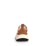 FLOWER MOUNTAIN Yamano 3 Mens Suede/Nylon Trainers in Grey/Onion
