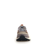 FLOWER MOUNTAIN Yamano 3 Mens Suede/Nylon Trainers in Grey/Onion