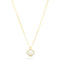 TALIS CHAINS Shell Pendant Necklace in White Jade