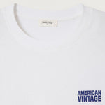 AMERICAN VINTAGE Ykobow Short Sleeve T Shirt in White