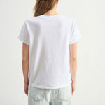 AMERICAN VINTAGE Ykobow Short Sleeve T Shirt in White