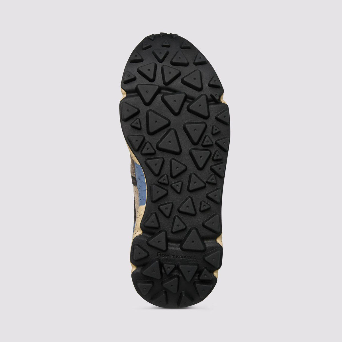 FLOWER MOUNTAIN Yamano 3 Mens Suede/Nylon Trainers in Dark Grey/Anthracite/Black