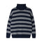 JUMPER 1234 Stripe Breton Jumper in Midnight Navy/Cloudy