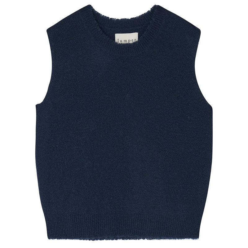 JUMPER 1234 Distressed Tank in Navy